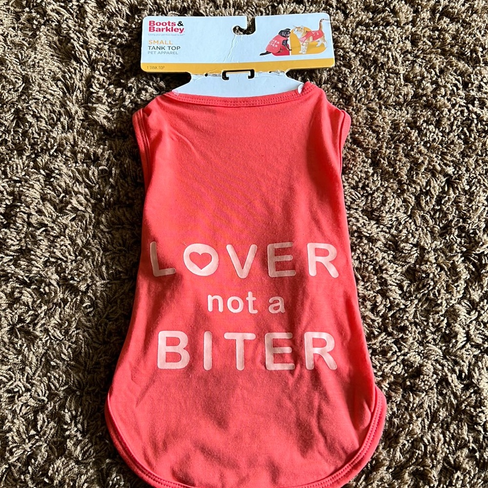 NWOT Boots & Barkley pet tank top pet apparel for cat or dog